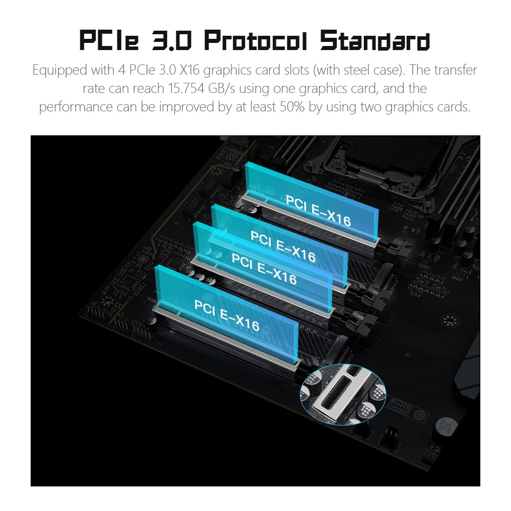 Amazon | MACHINIST X99 デュアルCPUマザーボード Intel (第5/6